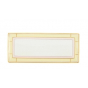 Ginori Diva Giallo Rectangular Tray - 11.2"